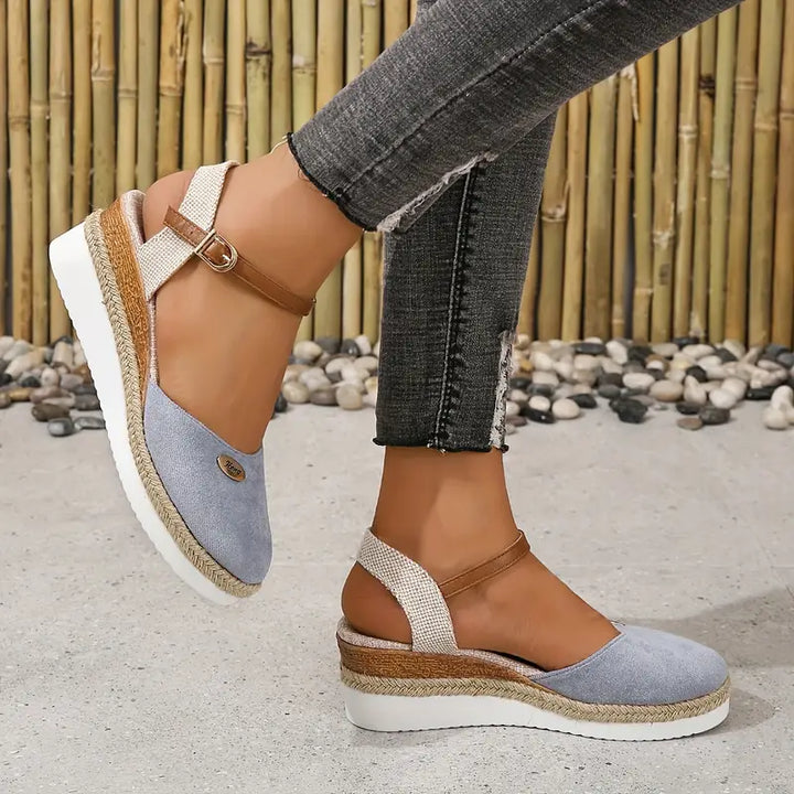 Alfonsa | Orthopädische Sandalen mit Plateau, Atmungsaktiv und Entspannt