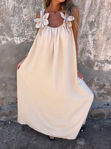 Stacey™ - Geblümtes Kleid mit U-förmigem Ausschnitt