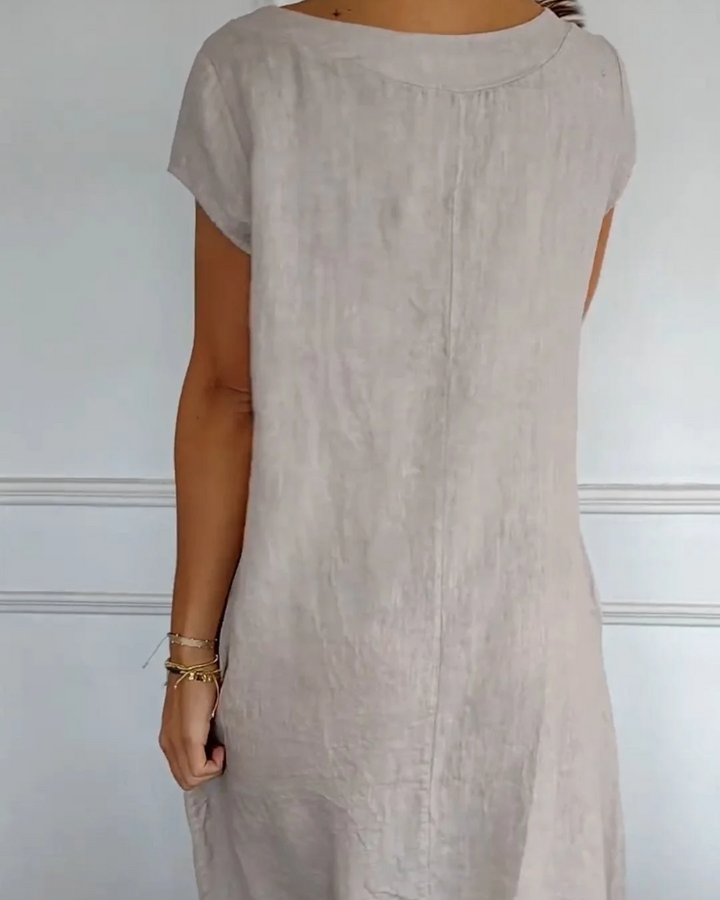 Brenna™ – Lässiges Baumwollkleid