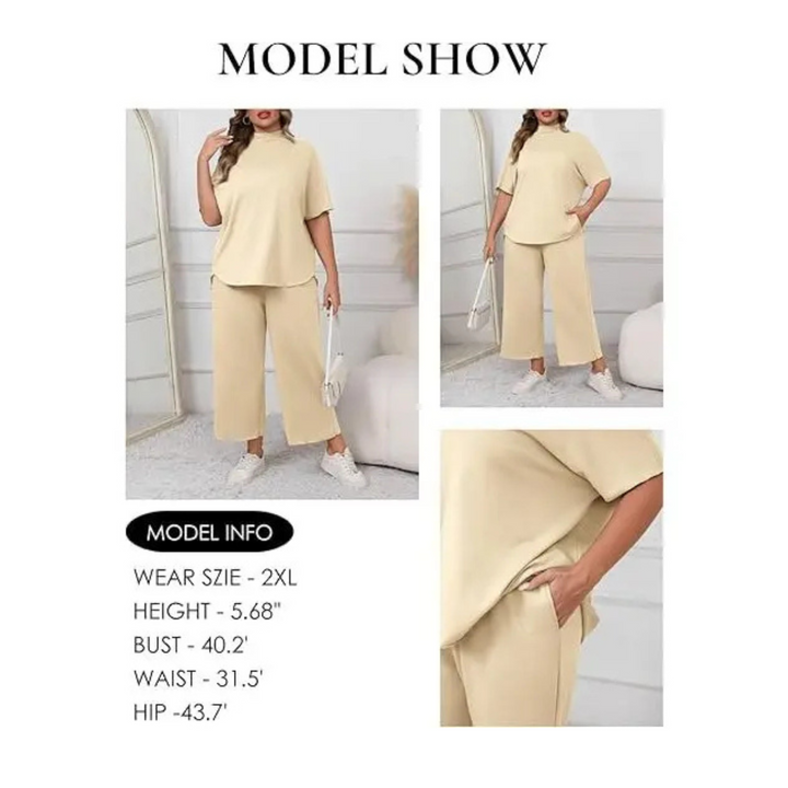 Aella™ - Entspanntes Batwing-Ärmel Komfortset