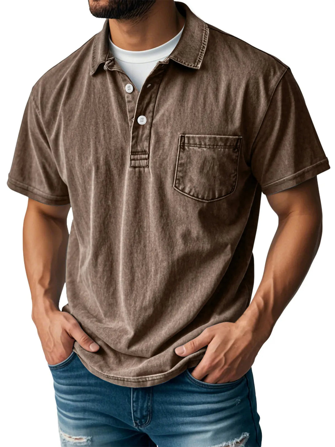 Sebastien™ - Herren Casual Vintage Polo-Shirt