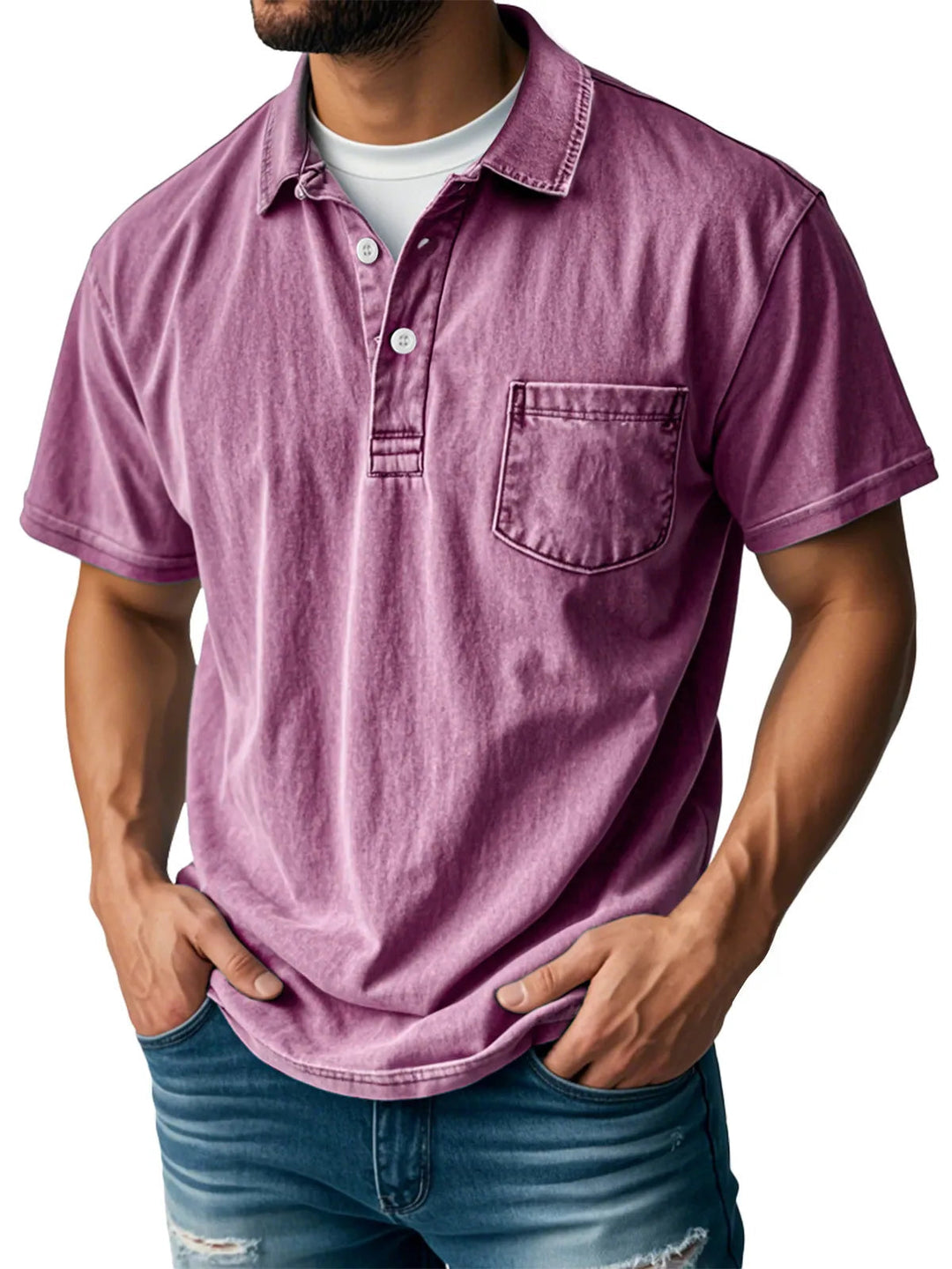 Sebastien™ - Herren Casual Vintage Polo-Shirt