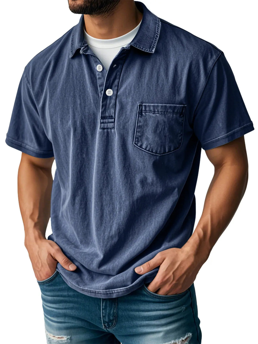 Sebastien™ - Herren Casual Vintage Polo-Shirt