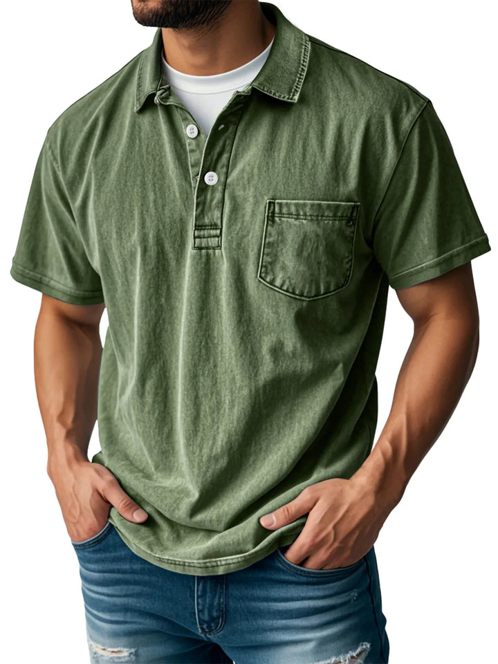Sebastien™ - Herren Casual Vintage Polo-Shirt