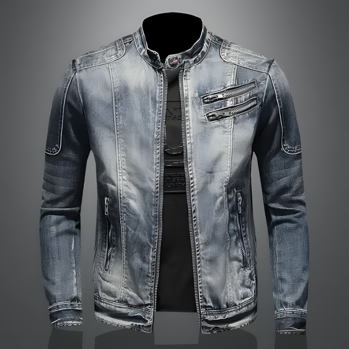 Matteo™ - Retro Denim Jacke