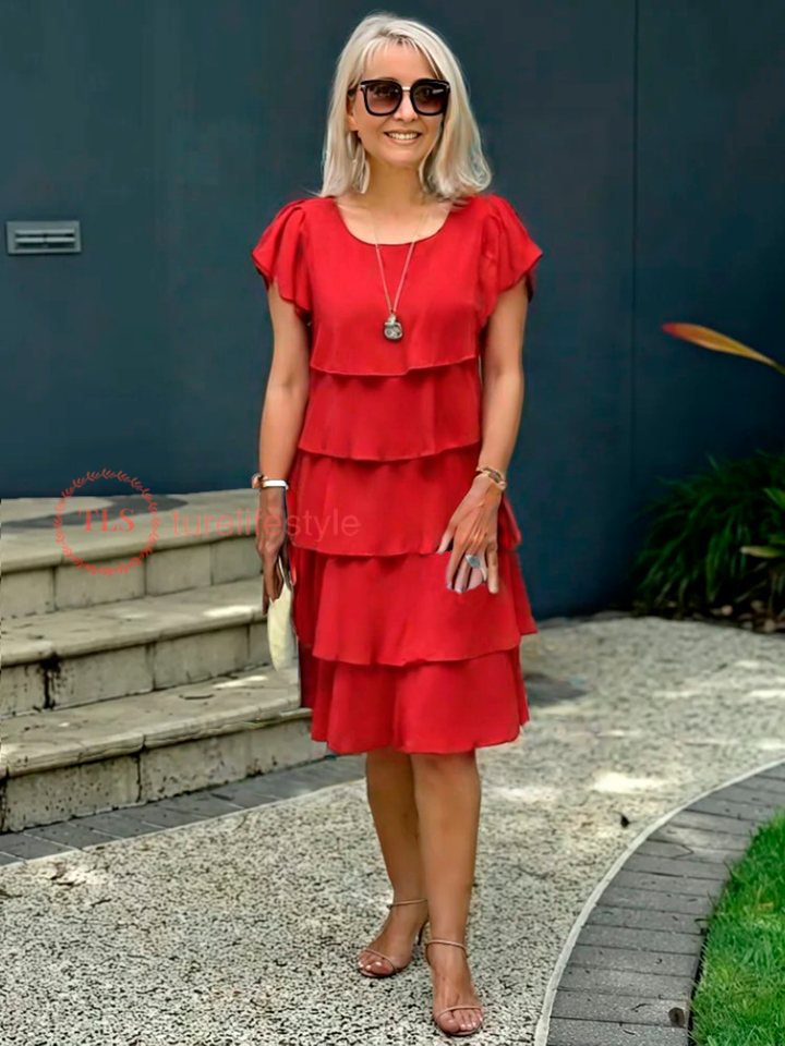 Paige™ - Lockeres Chiffonkleid