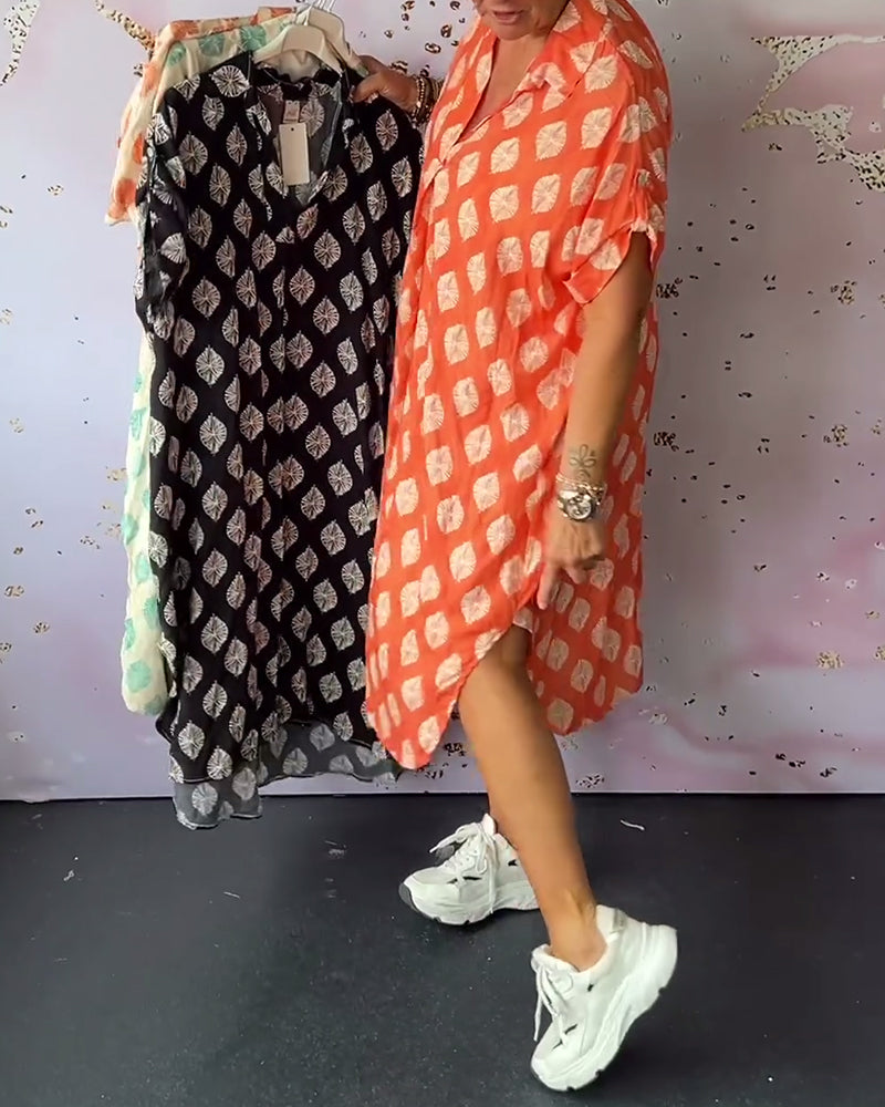 Liora™ - Damen Frühlingskleid mit Revers