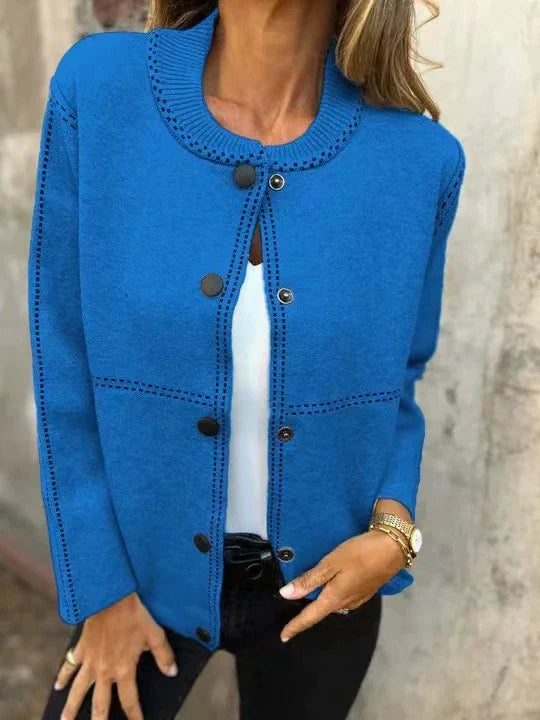 Jane™ - Klassische Strickjacke mit Knopfleiste