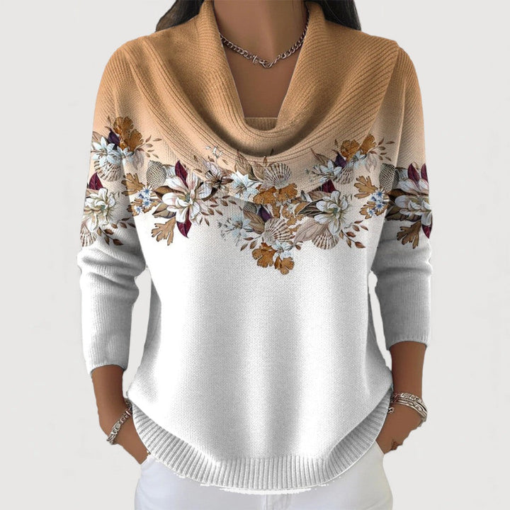 ANNA – ELEGANT BLOOM COMFORT PULLOVER