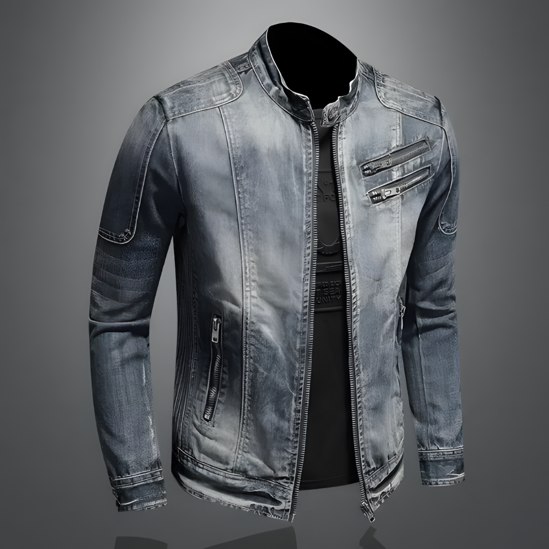 Matteo™ - Retro Denim Jacke
