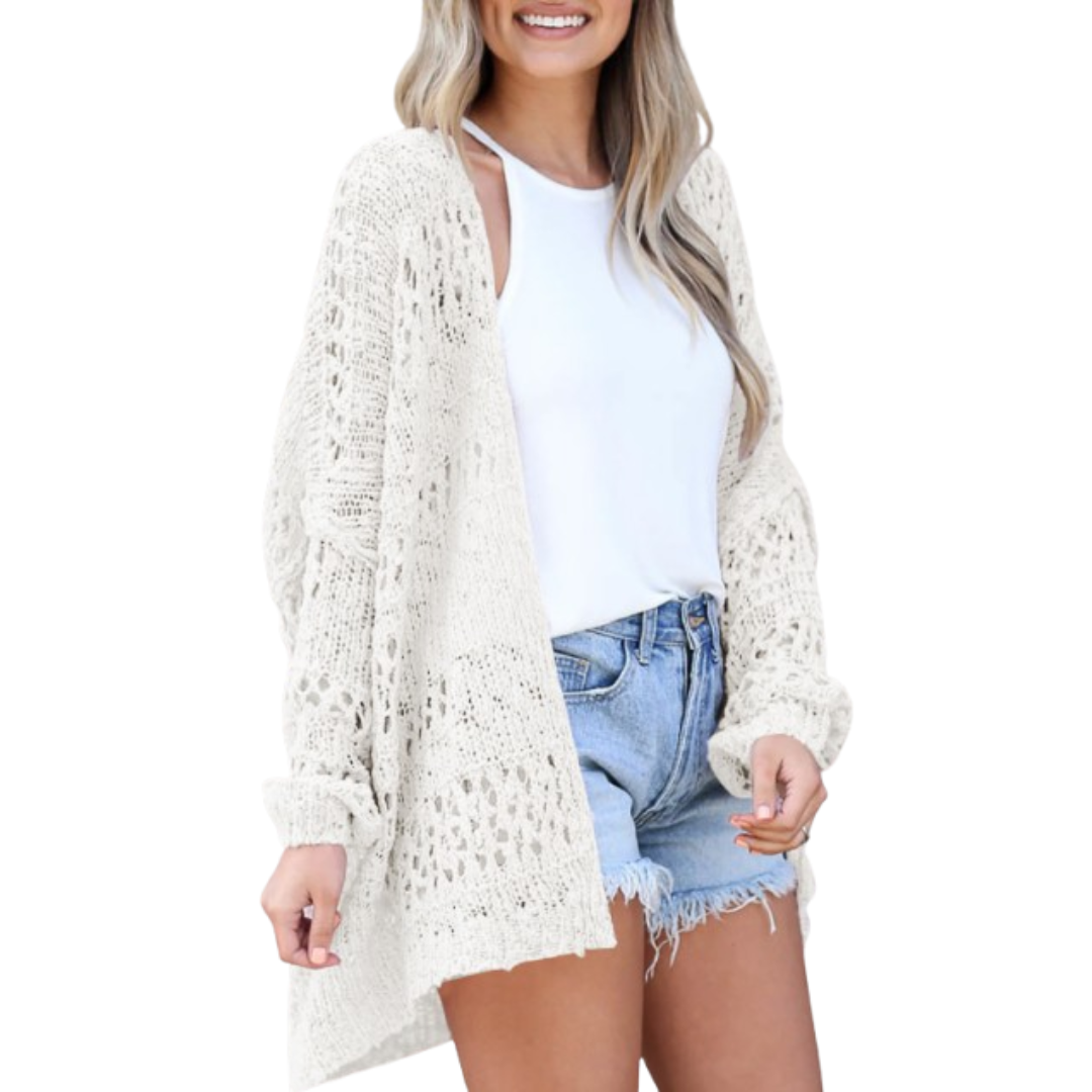 Arizela™ – Leichter Übergroßer Boho Cardigan