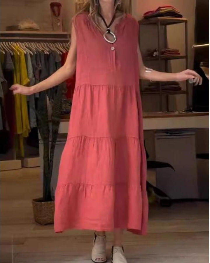 Aromea™ - Ärmelloses Leinenkleid