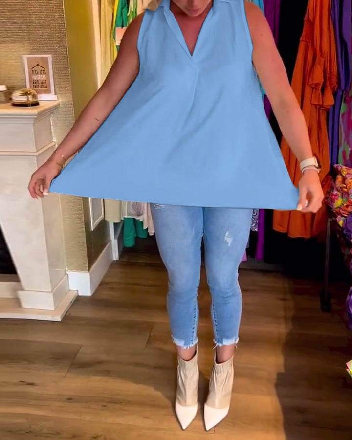 Alana™ - Zeitloses Rüschenloses Top