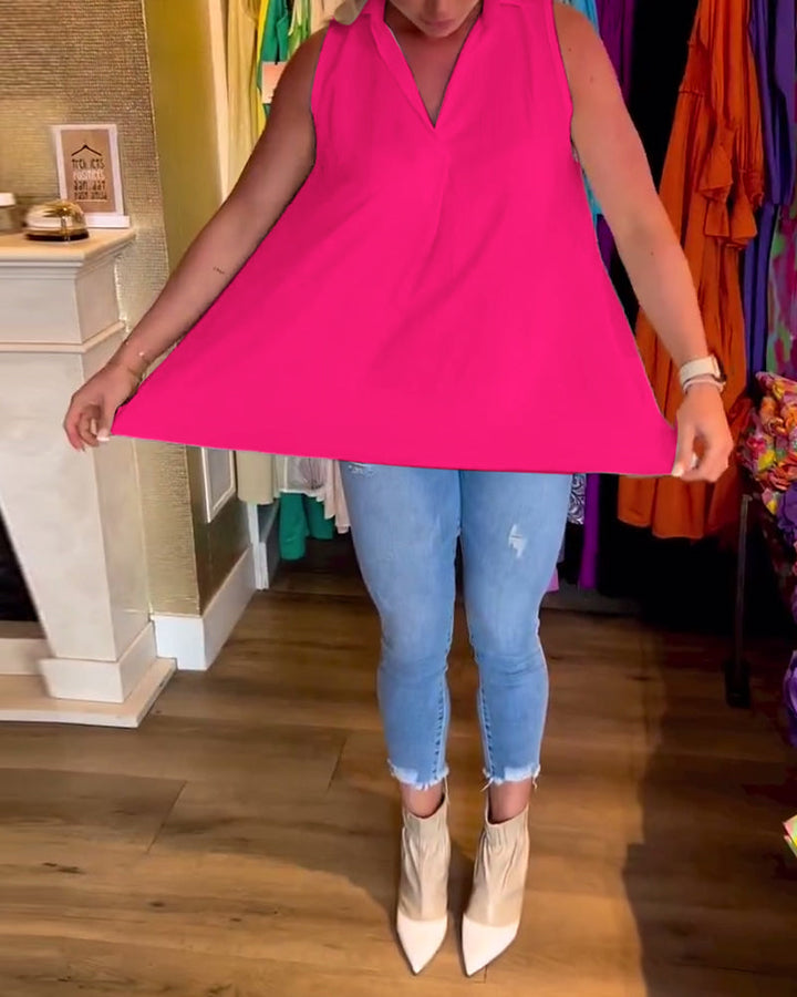 Alana™ - Zeitloses Rüschenloses Top