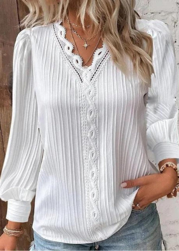 Camillia™ - Elegante Pintuck Bluse