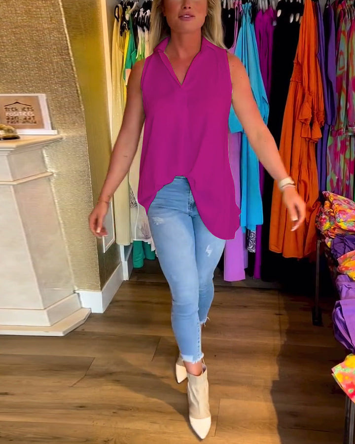 Alana™ - Zeitloses Rüschenloses Top