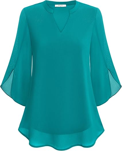 Annelyn | Luxe Geschichtete Bluse