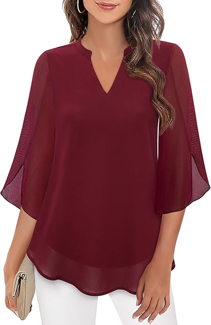 Annelyn | Luxe Geschichtete Bluse