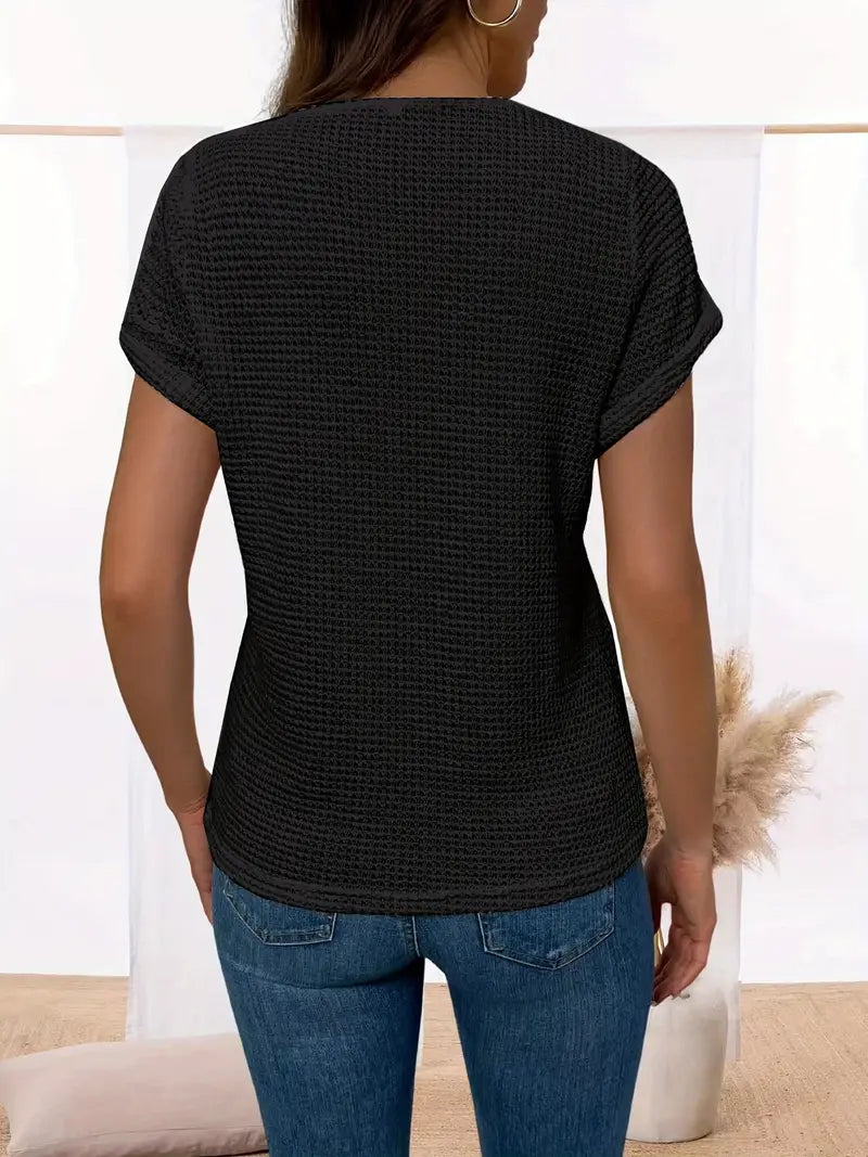 Megan™ - Schickes Shirt mit Rundhalsausschnitt aus Spitze