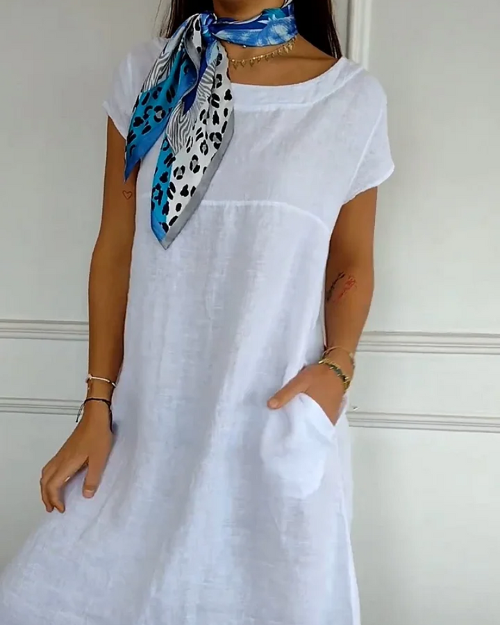 Brenna™ – Lässiges Baumwollkleid