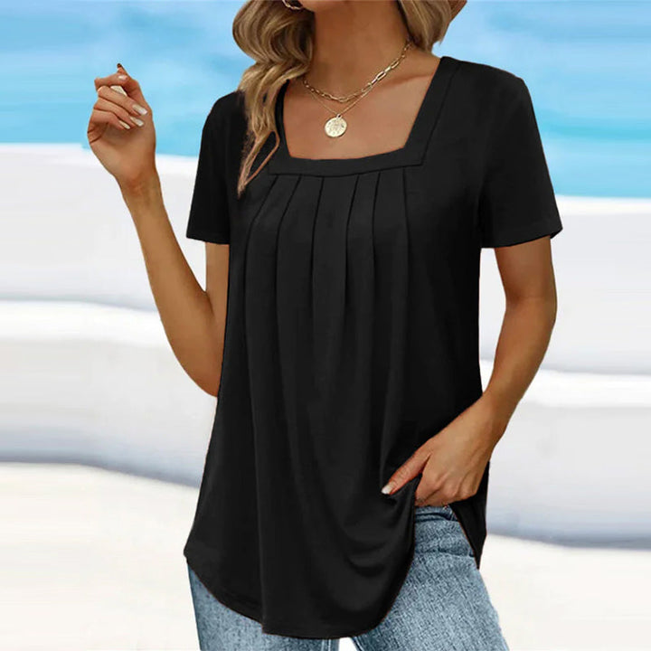 Brenda™ | Elegante Plissee-Bluse