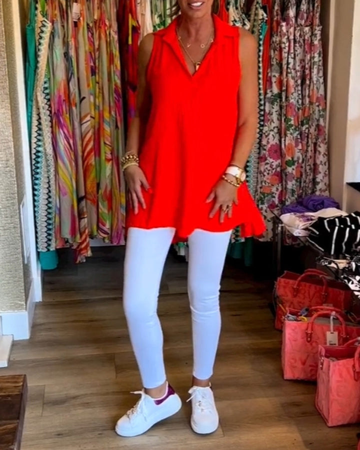 Alana™ - Zeitloses Rüschenloses Top