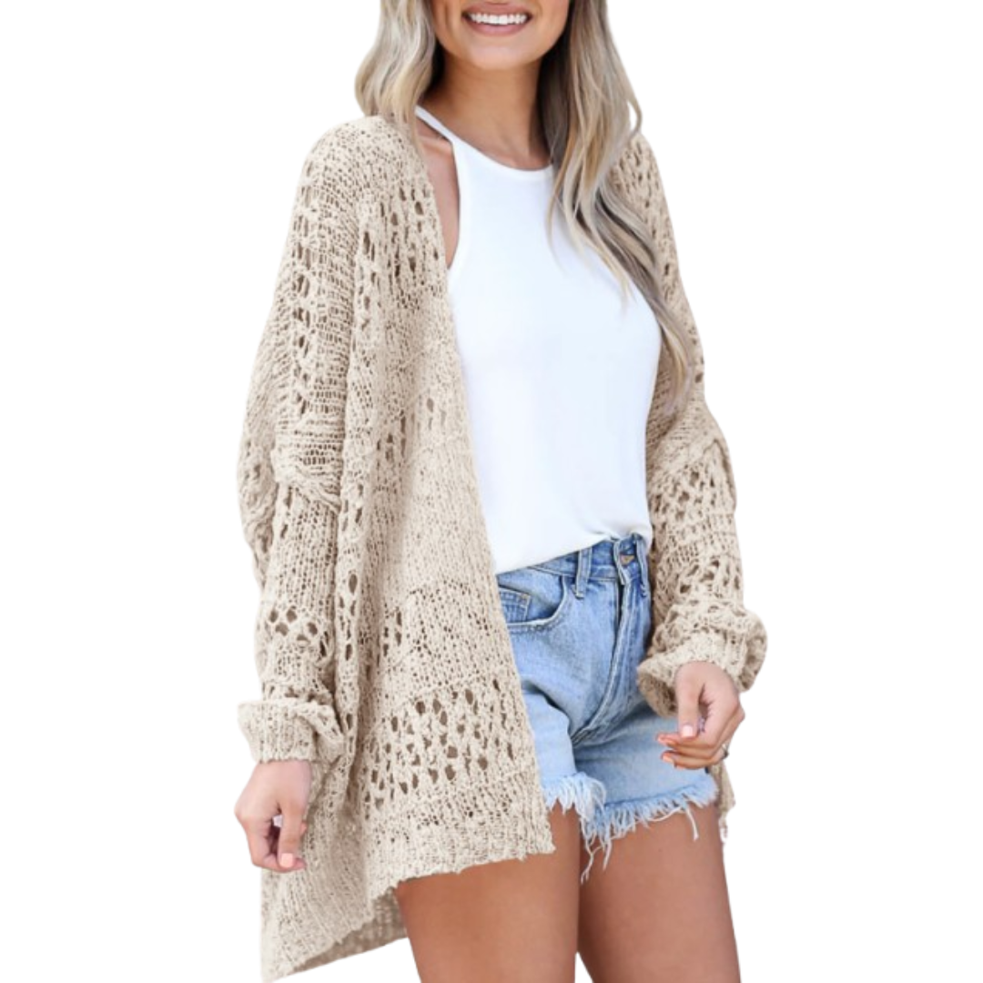 Arizela™ – Leichter Übergroßer Boho Cardigan