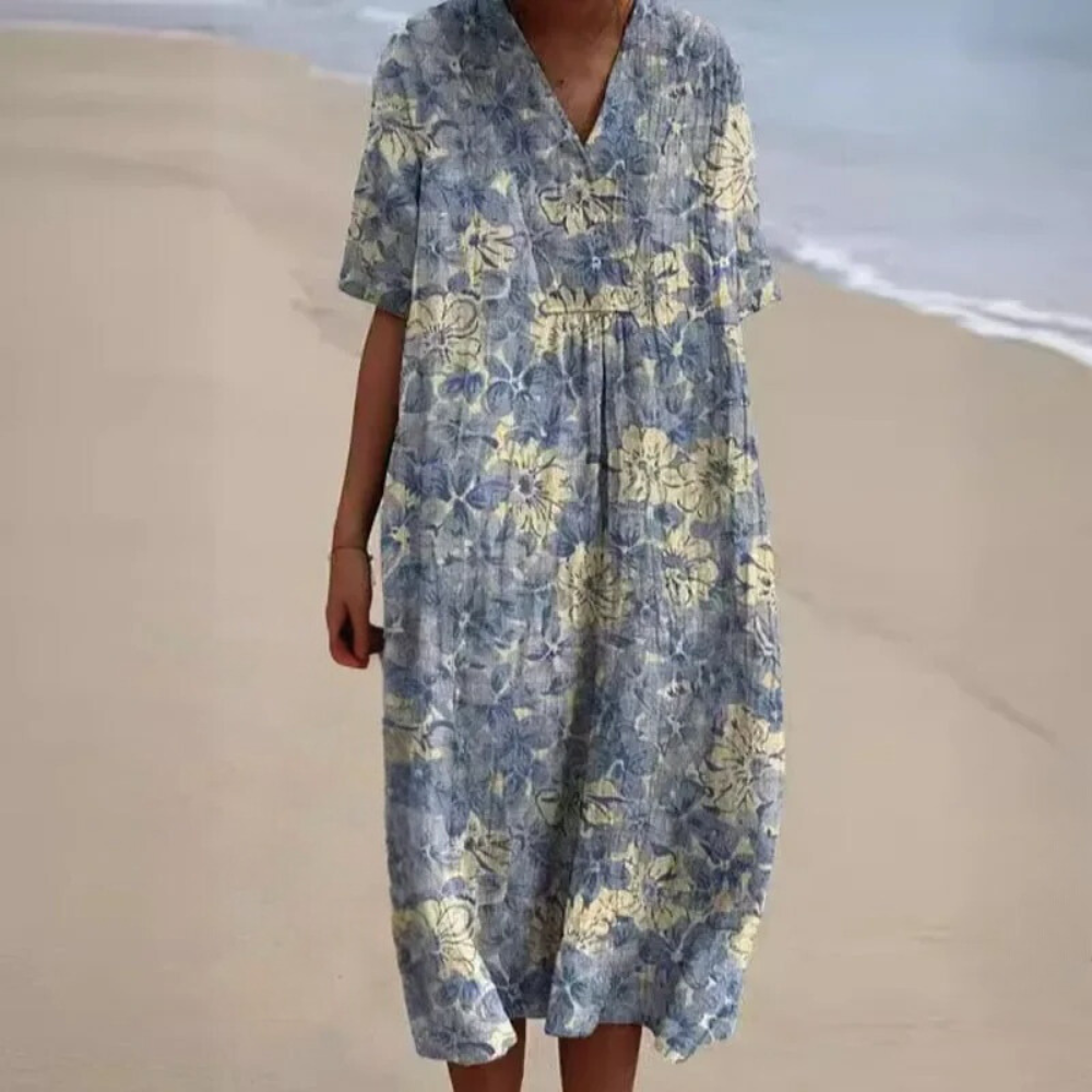 Miles™ - Damen Buntes Blumenkleid