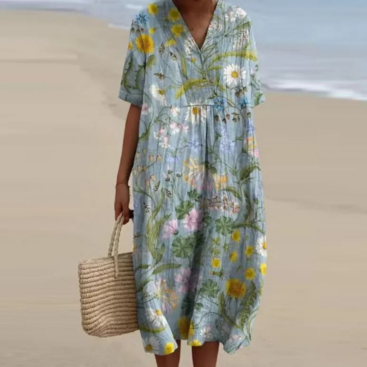 Miles™ - Damen Buntes Blumenkleid