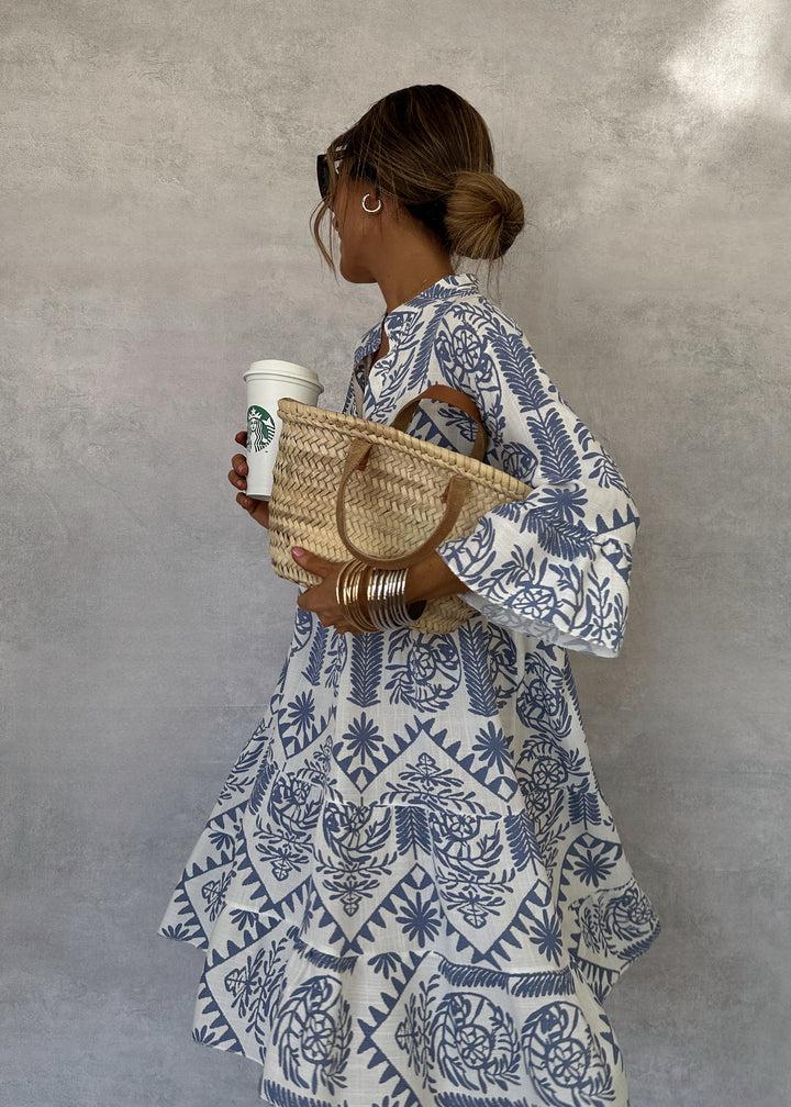 Evie™ – Trendy V-Ausschnitt Mini-Kleid