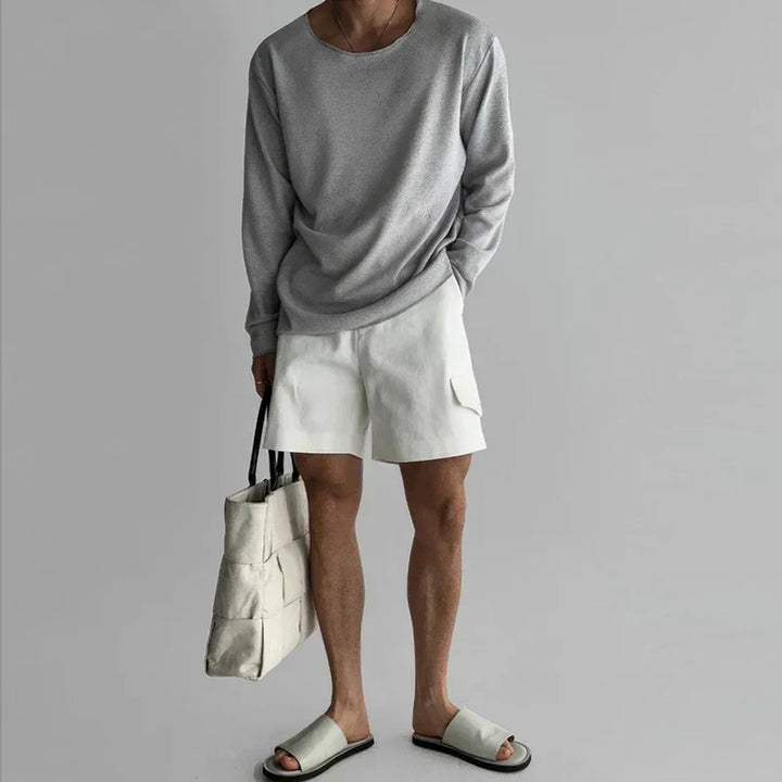 CloudComfort™ - Hohles Strick-T-Shirt