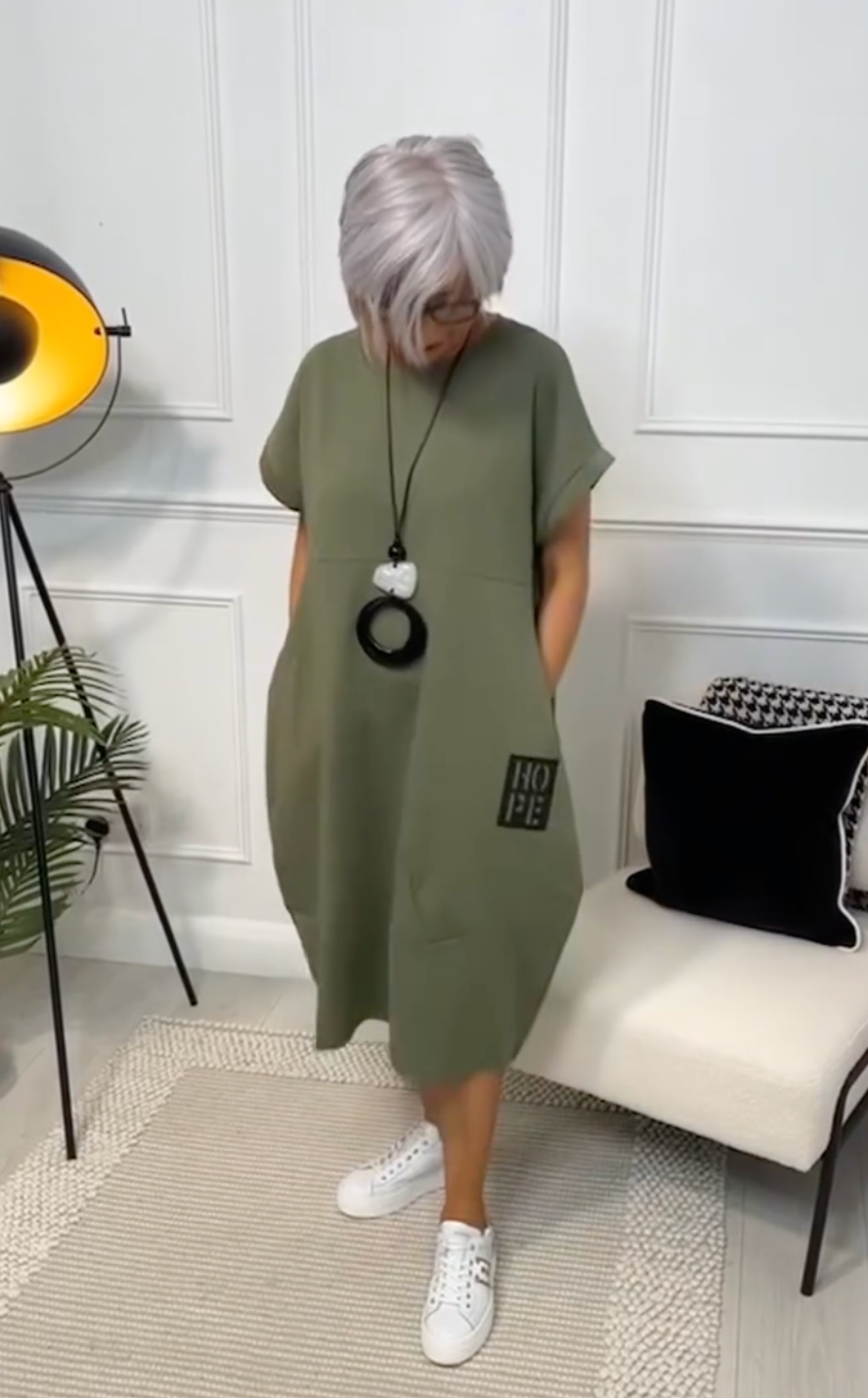 Zuzanna | Luftiges Sommerkleid mit Rundhalsausschnitt