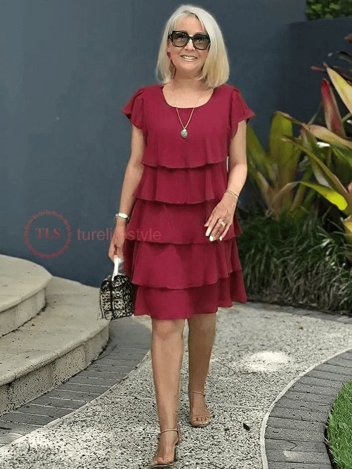 Paige™ - Lockeres Chiffonkleid