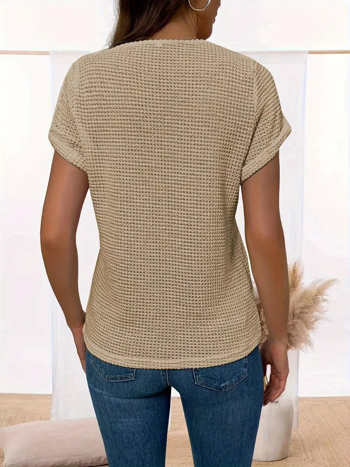 Megan™ - Schickes Shirt mit Rundhalsausschnitt aus Spitze