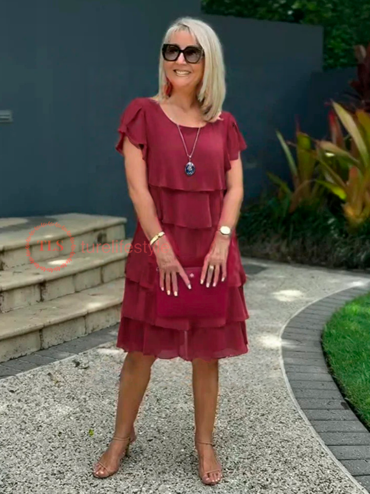 Paige™ - Lockeres Chiffonkleid