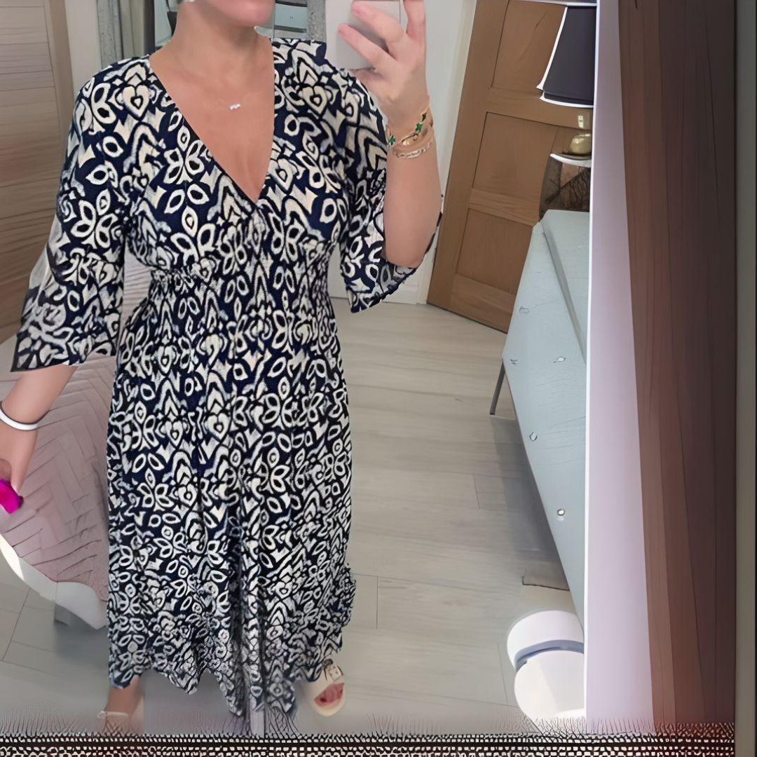 Isabella™ - Boho Bedrucktes Kleid