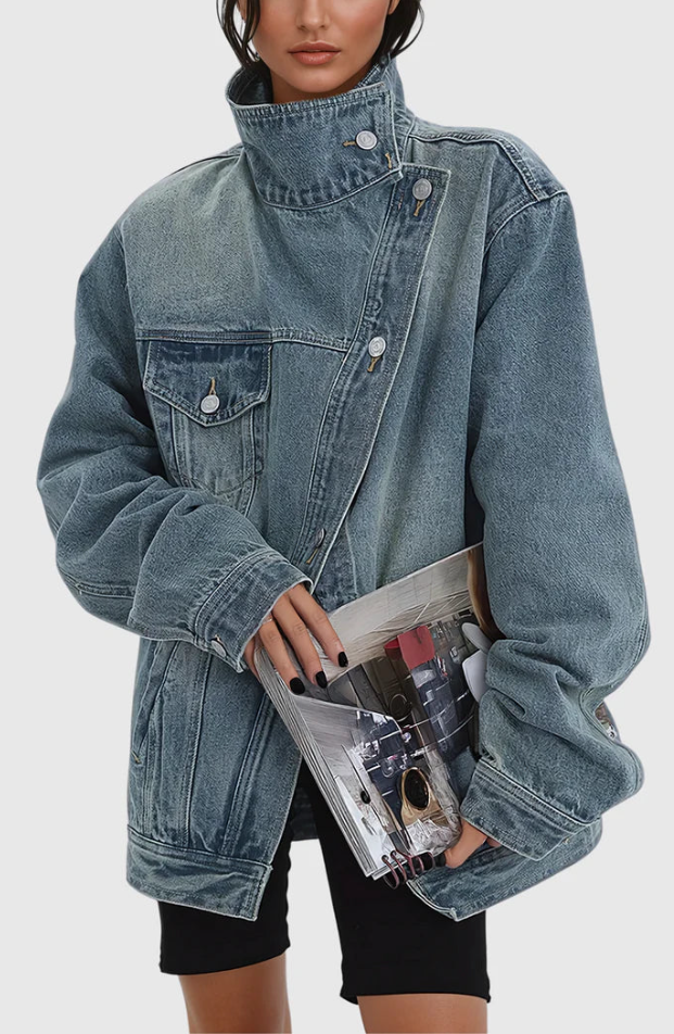 Bella™ - Künstlerische Jeansjacke