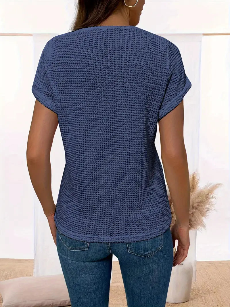 Megan™ - Schickes Shirt mit Rundhalsausschnitt aus Spitze