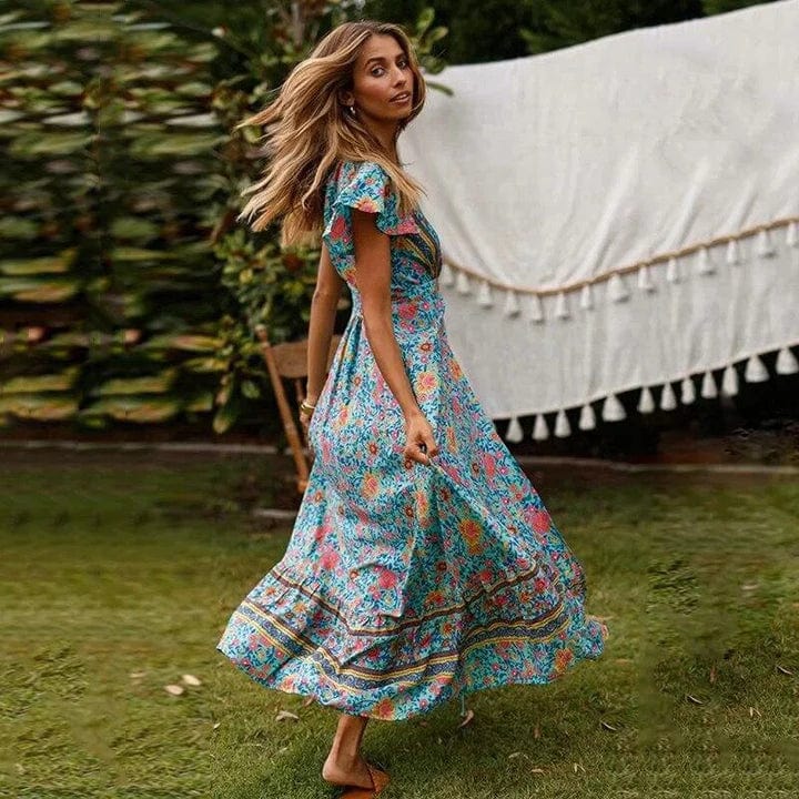 Veronica™ - Maxi Kleid Mit Hohem Schlitz