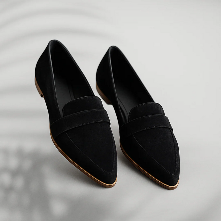 CHARLOTTE – KLASSISCHE SCHWARZE LOAFERS
