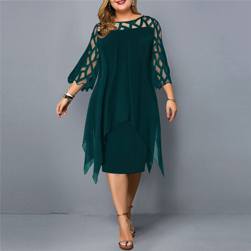 Kirsty™ - Schickes Plus-Size-Midi-Kleid für moderne Frauen