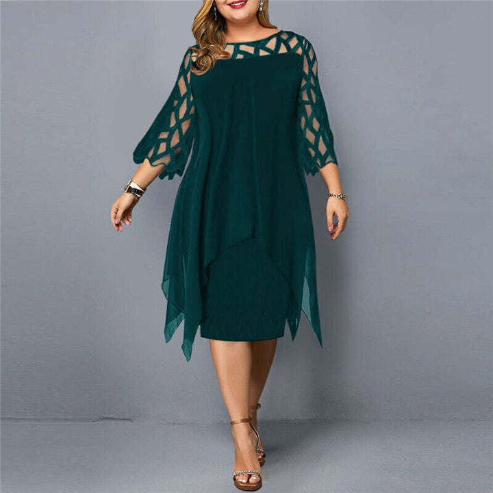 Kirsty™ - Schickes Plus-Size-Midi-Kleid für moderne Frauen