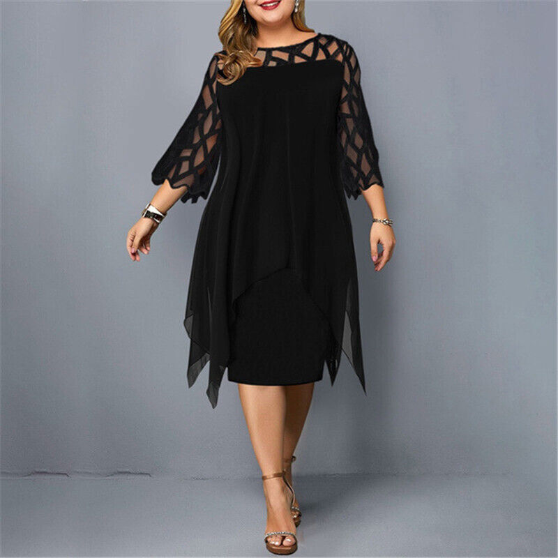 Kirsty™ - Schickes Plus-Size-Midi-Kleid für moderne Frauen