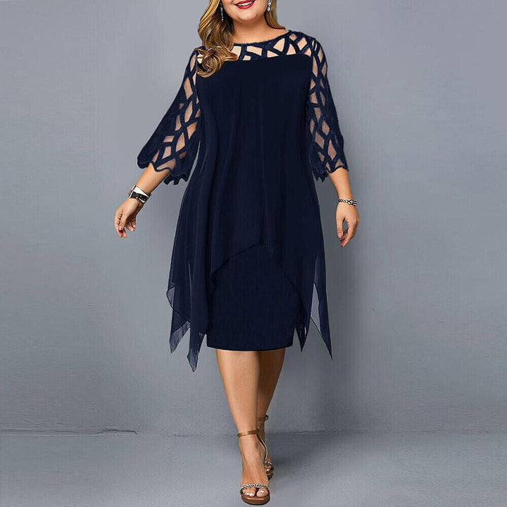 Kirsty™ - Schickes Plus-Size-Midi-Kleid für moderne Frauen