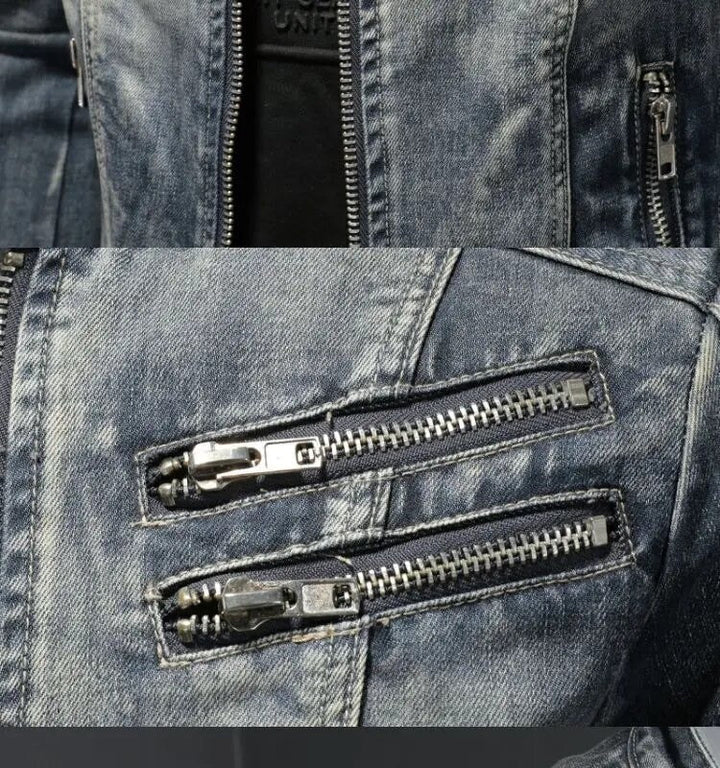 Matteo™ - Retro Denim Jacke