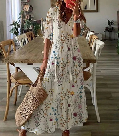 Dianna™ - Boho Bauchbedeckendes Kleid